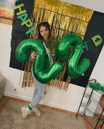21 Balloon Number, Green Number 21St Birthday Balloons 40 Inch, 21 Or 12 Years Old Green Birthday Decorations For Men Women Him