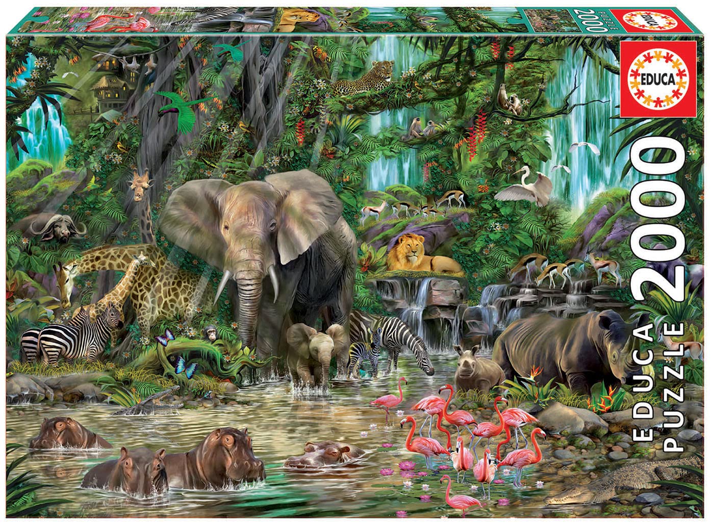 Educa African Jungle 2000 Piece Puzzle