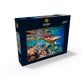 MyPuzzle.com 1000 Piece Colorful Cardboard Jigsaw Puzzle - Hawksbill Turtle Maldives for Adults