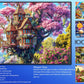 Jigsaw Puzzles for mature-themeds 1000 Piece Puzzle for mature-themeds 1000 Pieces Puzzle 1000 Pieces-Whimsical Tree House and Flowers