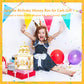 Meiidoshine 12Th Birthday Money Box For Cash Gift, Surprise Pull Out Money Gift Box With 100Pcs Transparent Bags - Fun Ways To Give Cash As A 12Th Birthday Gift For Girls Boys