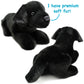 Tigerhart Blythe The Black Lab - 12 Inch Stuffed Animal Plush
