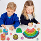Okaybee 6 Pack Bingsu Crunchy Slime Kit, Rainbow Slime For Kids, With Cute Slime Charms & Add-Ins, Slime Party Favors Sensory To