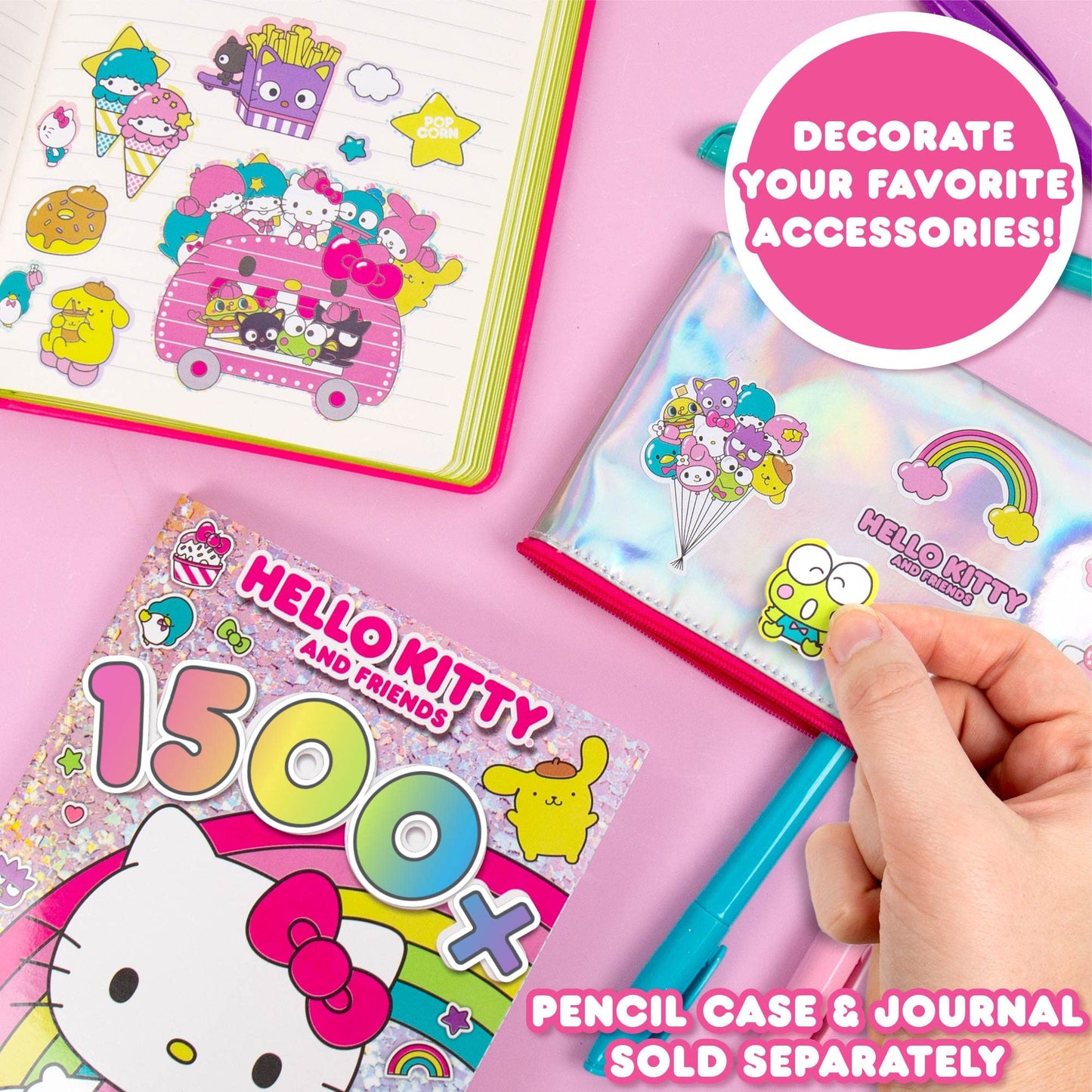 Horizon Group USA Kawaii Sticker Pack - 1500+ Cute Hello Kitty & Friends, Paper, Ideal Gifts for Kids & Teens