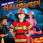 Rizuko Firefighter Costume For Kids With Tool,Fireman Outfit Toys For Boys And Girls Birthday Halloween Party Dress Up 8Pcs (Red