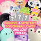 Squishmallows Mystery One 12 & Two 8 3-Squish Value Pack - Get ONE Jumbo & Two Small Jazwares Plush for Less - Collectible Soft
