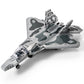 SEMKY Military Series F-22 Raptor Fighter Jet Air Force Building Block Set (626 Pieces) -Building and Military Toys Gifts for Kid and mature-themed