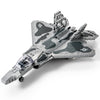 SEMKY Military Series F-22 Raptor Fighter Jet Air Force Building Block Set (626 Pieces) -Building and Military Toys Gifts for Kid and mature-themed