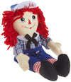 Aurora Timeless Raggedy Ann & Andy Classic Stuffed Animal, 16-Inch, Multicolor, Fabric, Model 15416, Large Size