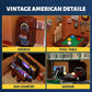 Funwhole City Car-Hotel Lighting Building-Bricks Set - Road Trip Modular Twilight Motel Collection Led Light Car And Motorcycle
