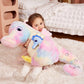 Ikasa Giant Seahorse Stuffed Animal Plush Toy,30' Large Sea Horse Cute Jumbo Soft Toys,Huge Big Size Plushy Plushie With Two Babies,Gifts For Kids