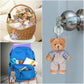 12 Pieces Mini Bear Stuffed Animals Plush Bears  Mini Couple Bear with Burlap Clothes Little Bear Toys for Birthday Wedding Decorations Christmas Party Favors Supplies (Blue  White Cute Style)