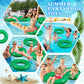 Jellyarch 6 Pcs Inflatable Pool Floats 28 Inch Float Tube For Kids And Adults Swimming Ring Pool Floaties For Beach Party Decora