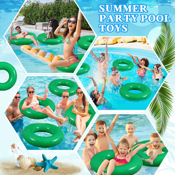 Jellyarch 6 Pcs Inflatable Pool Floats 28 Inch Float Tube For Kids And Adults Swimming Ring Pool Floaties For Beach Party Decora