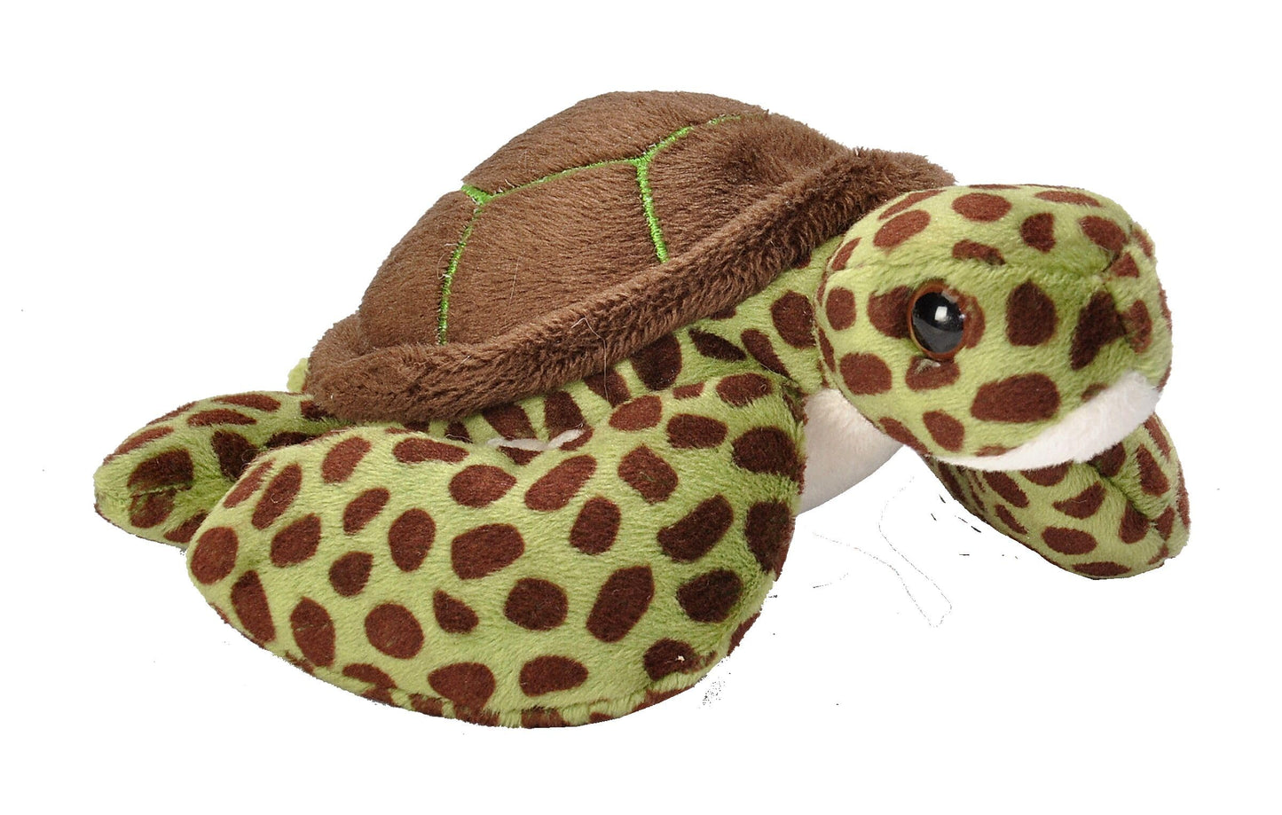 Wild Republic Pocketkins Sea Turtle Stuffed Animal, Five Inches, Gift for Kids, Plush Toy, Fill is Spun Recycled Water Bottles
