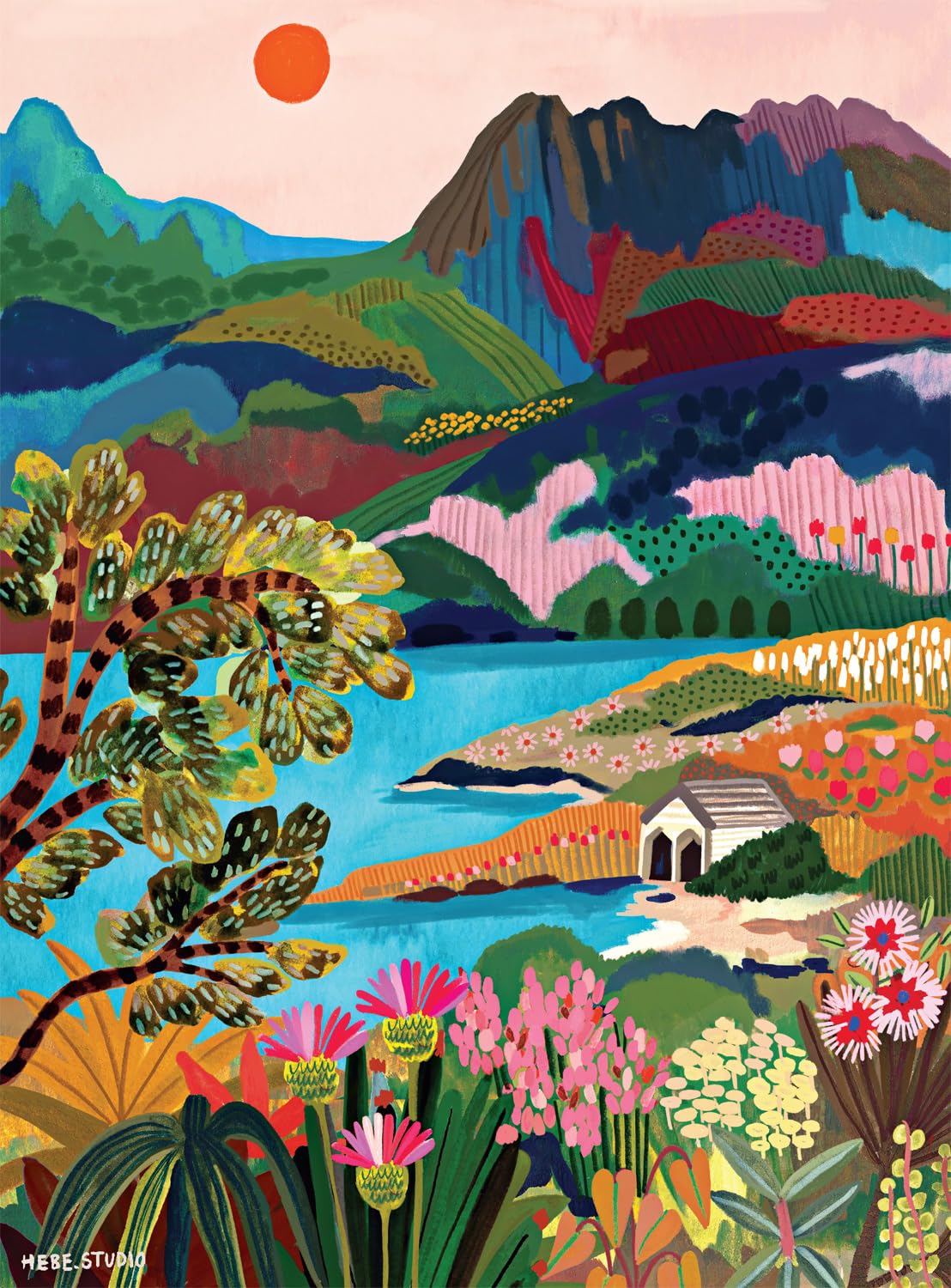 Buffalo Games Dove Lake 1000 Piece Jigsaw Puzzle - Large Multicolor Paper Puzzle for Adults - Model 13704