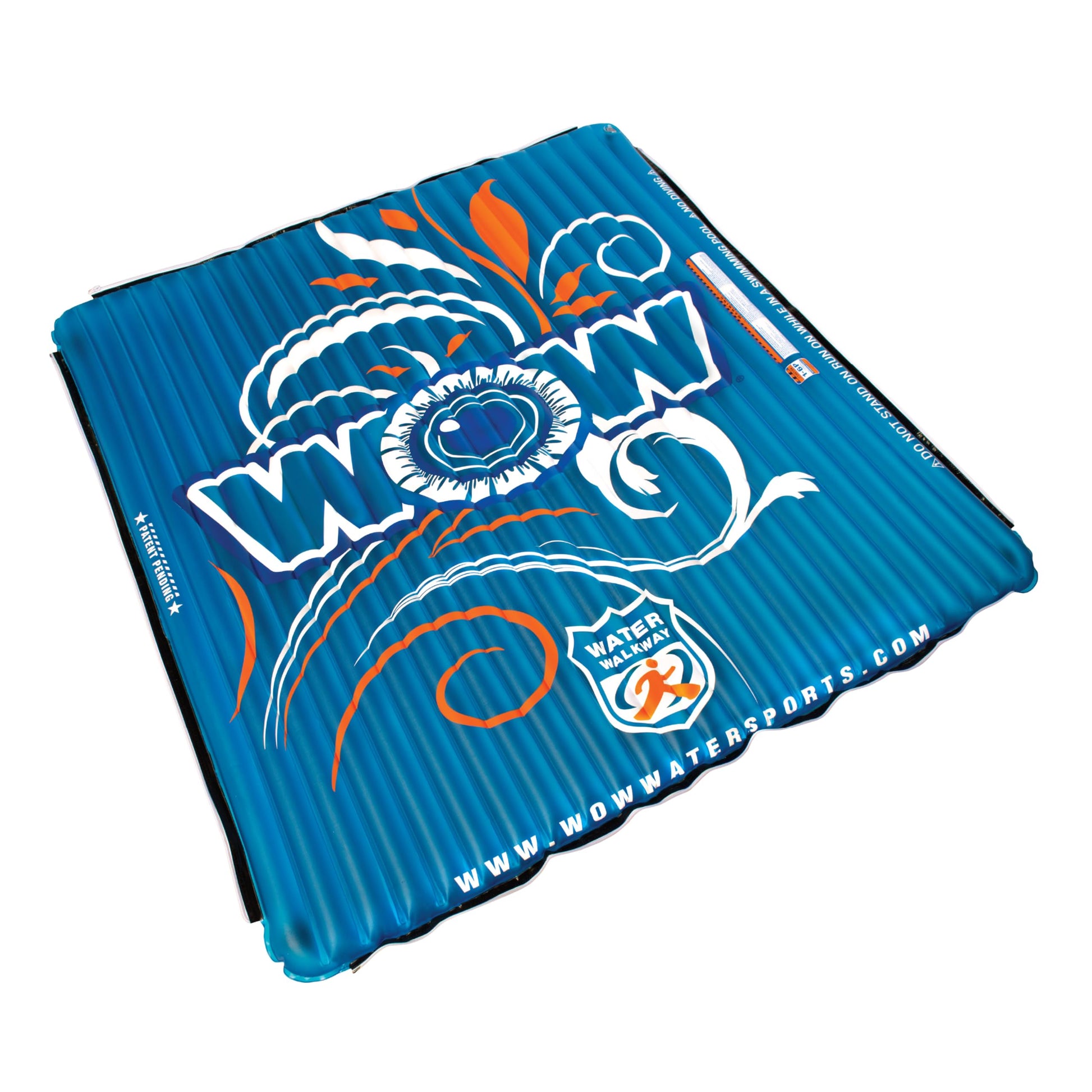 Wow Sports World Of Watersports Water Walkway 6 X 6 Feet Blue Inflatable Walkway, 14-2080