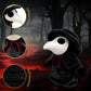 Fimigid Plague Doctor 12'' Plush, Halloween Stuffed Doll Plushie Toy Gift For Kids, Halloween Hugging Cushion Decor (Round Hat C