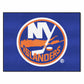 FANMATS 10459 NHL - New York Islanders All-Star Mat | Blue | 33.75x42.5 | NY Islanders Circle Logo