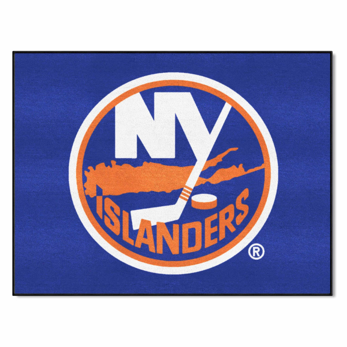 FANMATS 10459 NHL - New York Islanders All-Star Mat | Blue | 33.75x42.5 | NY Islanders Circle Logo