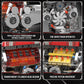 Mould King W16 Engine Building Blocks Set  10163 Combustion Engine Model That Runs  Mini Engine Build Kit for mature-themeds with Battery and Motor  Engineering Construction STEM Toy for Boys Girl (952 Pcs)