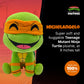 You Tooz Michelangelo Plush 9" - TMNT Chibi Plush Toy in Orange, Cotton Material, Model MICHELANGELOPLUSH9IN
