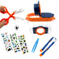 Jtcjozz Bug Catcher Kit, Bug Collection Kit, Outdoor Nature Explorer Kit With Tweezers, Stickers, Science Educational Kit, Bug O