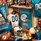 MasterPieces Game Day 500 Piece Jigsaw Puzzle for Adults - NFL Miami Dolphins Locker Room - 15x21