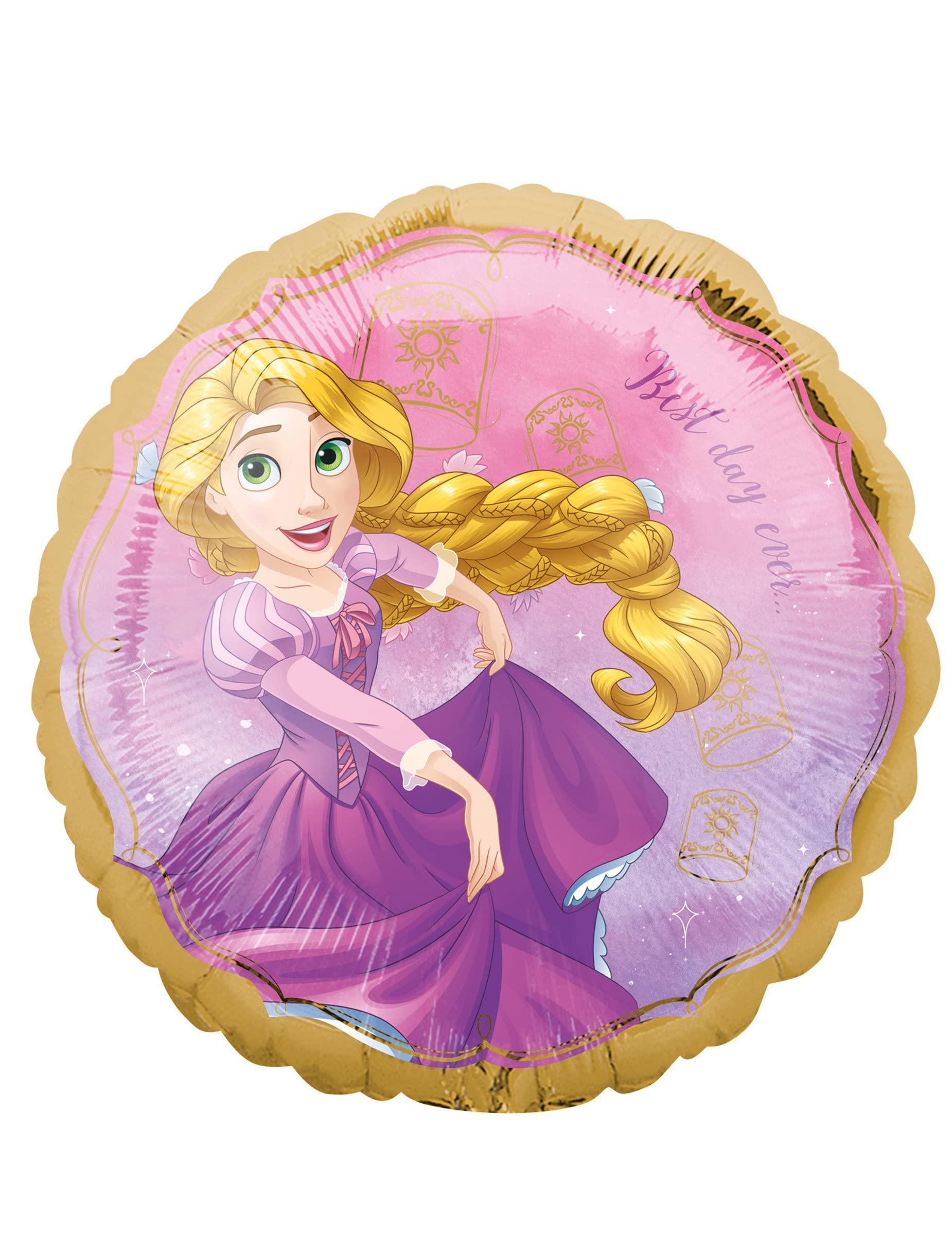 Instaballoons Rapunzel Once Upon A Time Mylar Party Foil Balloon, 17, Multicolor