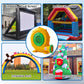 Puligoth Bounce House Blower: 480W Air Blower for Inflatables with Double Sided Fan cutting edge  Portable and Powerful for Bouncy Castle  Water Slide  Jump Slides  Inflatable Arch