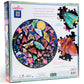 eeBoo Piece and Love Moths 500 Piece Round mature-themed Jigsaw Puzzle/Ages 14+ (PZFMOT)