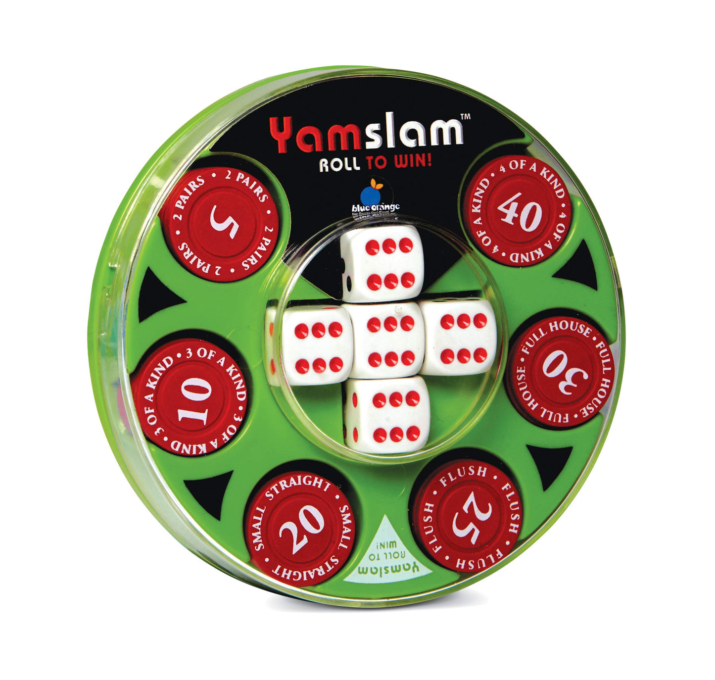 Blue Orange Pocket Yamslam Game - Cardboard Construction, May Vary Colors, Model 00303