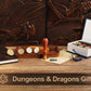 Dnd Wax Seal Stamp, Fantasy D20 Dice Wax Seal Kit, Ideal Gifts For Dungeons And Dragons/D&D Adventure Cards Envelopes, Gift Pack