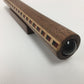 N & J Kaleidoscope Teleidoscope In Solid Walnut Wood, 6 Inch By 3/4 In. Diameter, Band Of Assorted Inlaid Hardwoods.Handcrafted In U S A !