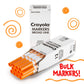 Crayola Broad Line Markers - Orange (12Ct), Markers For Kids, Bulk School Supplies For Teachers, Nontoxic, Marker Refill With Reusable Box