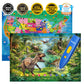 Bilingual Interactive For Kids Talking Usa Map Dinosaur Poster For Kids Learning And Educational Toys,Talking Educational Dinosaur Toy For Ages 3 To 12 Years Old,Learning Chart For Preschool/Gift