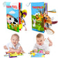 Richgv 2 Packs Baby Books Toys 0-6-12 Months, Touch And Feel Soft Crinkle Books For Newborn Infant Baby 0-3-6-12 Months, Baby Valentines Gifts Shower Books Carseat Toys Christmas Stocking Stuffers