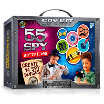 Kids Spy Kit, Explore 15 Secret Missions & Create 14 Detective Gadgets - Birthday For 7, 8,9,10 Year-Old Boy