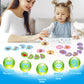 Kasfalci Cvc Word Games,Magnetic Letters & Flash Cards,Phonics Games,Alphabet Learning Toys, Refrigerator Fridge Abc Magnets For