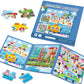 Magnetic Puzzles for Toddlers 3-5, 75-Pieces Travel Toys, Transportation Puzzles Ages 4-6, Educational Learning Magnets, Road Ca