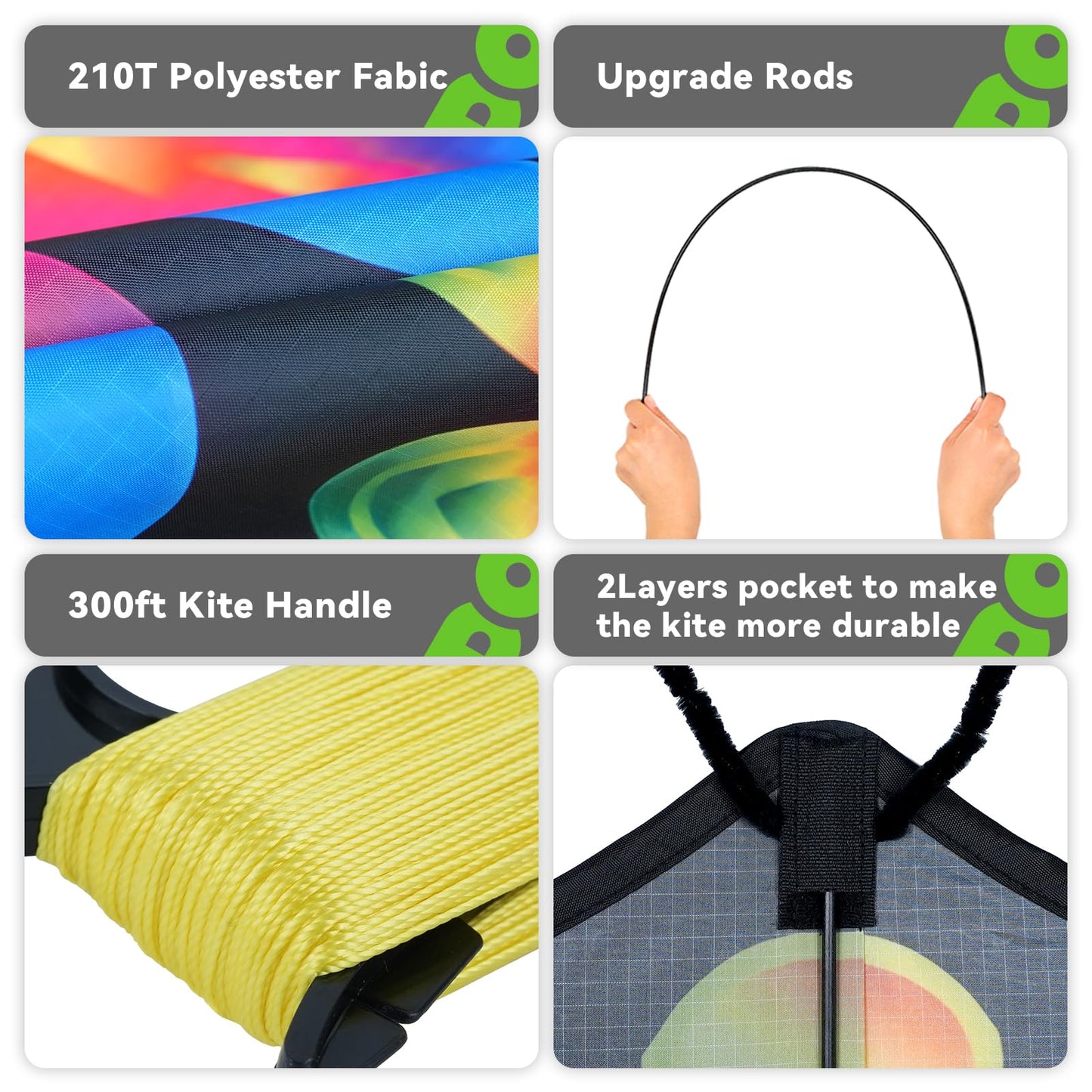Doinfly Butterflys For Kids, Beautiful Kite Easy To Fly For Beginners With 328 Ft Line & Line Winder, Easy To Fly For Beach Trip