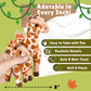 Forest & Twelfth Mom And Baby Mini Giraffe, Stuffed Animals For Boys And Girls, Safari Baby Shower Decorations, Nursery Decor, Zoo Animals For Toddlers, Soft Stuffed Giraffe Toy, Huggable (Giraffe)
