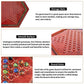 Amerous 13.6 Inches Wooden Chinese Checkers Board Game Set With 60 Colorful Glass Marbles, Classic Strategy Game For Kids, Adults, Whole Family Play (Up To Six Players)