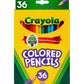 Crayola Colored Pencils (36Ct), Kids Pencils Set, Arts & Crafts Supplies, Coloring Book Pencils, Gifts For Kids & Toddlers, Ages 3+