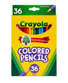Crayola Colored Pencils (36Ct), Kids Pencils Set, Arts & Crafts Supplies, Coloring Book Pencils, Gifts For Kids & Toddlers, Ages 3+