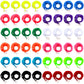 CCINEE 48 Pcs Magic Twisty Worm Toys, Fuzzy Worms on a String, Medium, 12 Colors, Fun Party Favors for Kids and Cats