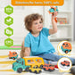 Ismetacu Car Carrier Toy Truck Light&Sound, Truck & Car Toys For Toddlers 1-3,2-4,3-5 Years Old Boys Girls,Christmas Birthday Gi