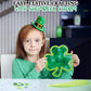 Shamrock Craft Kit - Makes 12, 9 Inch Shamrocks - Tissue Paper and Acetate - Crafts for Kids and Fun Home Activities