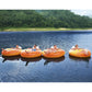Hydro-Force 43399E Swimming Pool, Lake, River, Beach Inflatable PVC Clasp N Go Inner Tube Ring Float with Cup Holder, Sunkissed