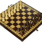 Wegiel Chess Royal 30 European Wooden Handmade Set, 11.81"x1.97", Brown, Model SH-CH010-A